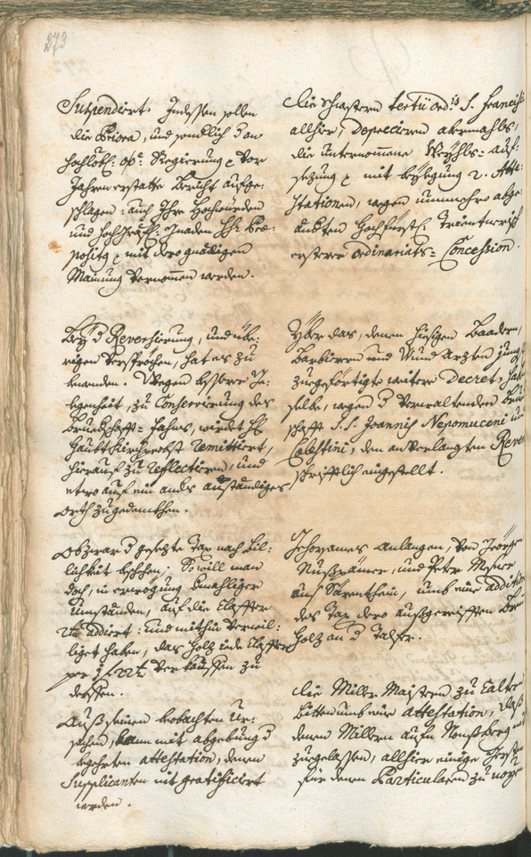 Archivio Storico della Città di Bolzano - BOhisto protocollo consiliare 1741/44 