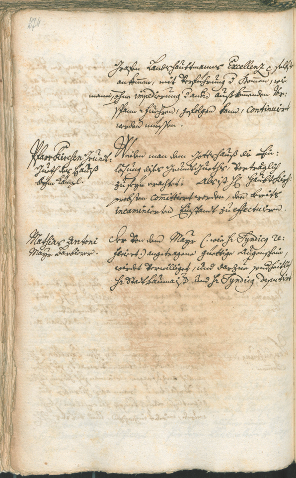 Archivio Storico della Città di Bolzano - BOhisto protocollo consiliare 1741/44 