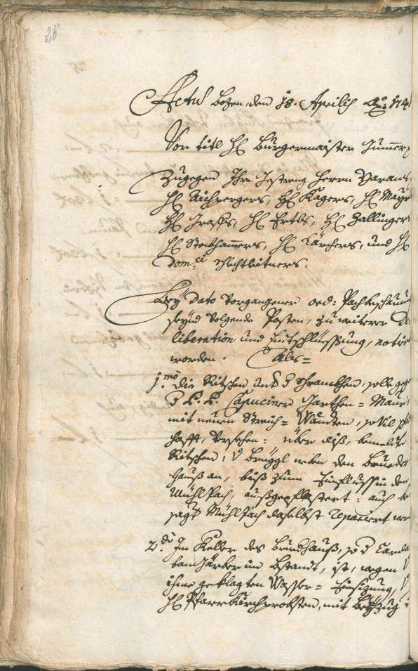 Civic Archives of Bozen-Bolzano - BOhisto Ratsprotokoll 1741/44 