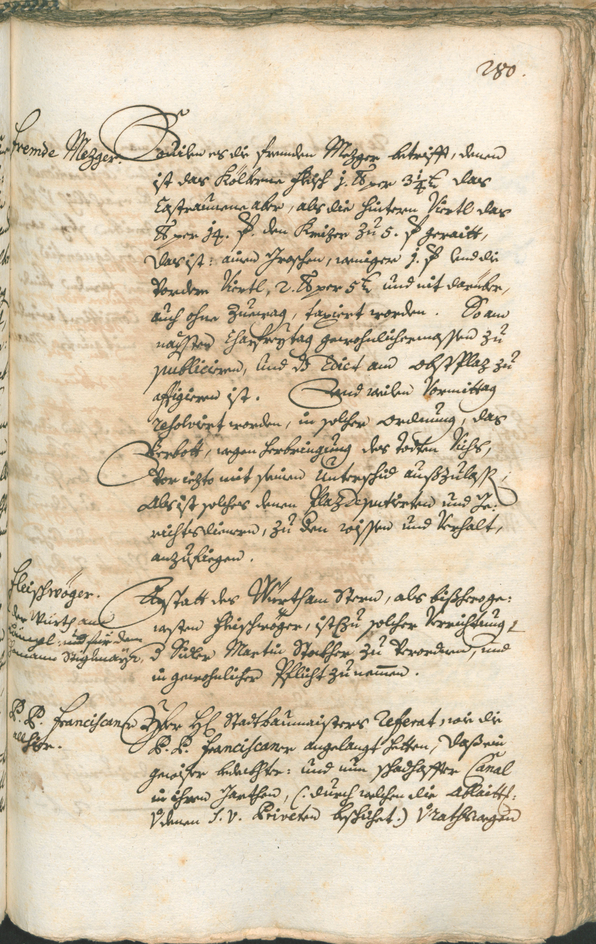 Stadtarchiv Bozen - BOhisto Ratsprotokoll 1741/44 