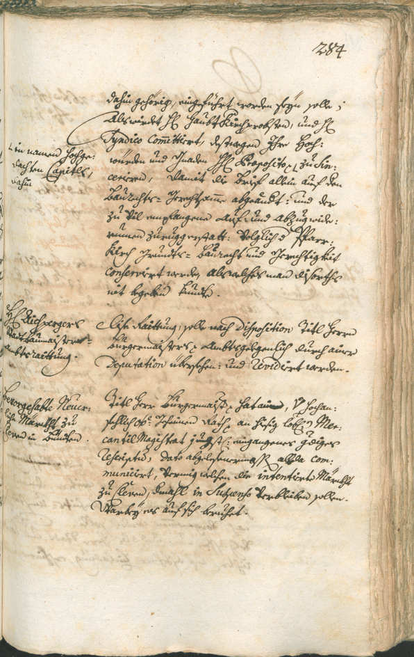 Stadtarchiv Bozen - BOhisto Ratsprotokoll 1741/44 