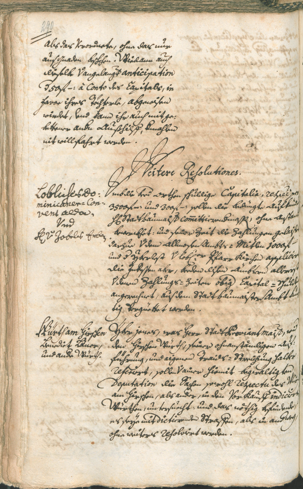 Stadtarchiv Bozen - BOhisto Ratsprotokoll 1741/44 