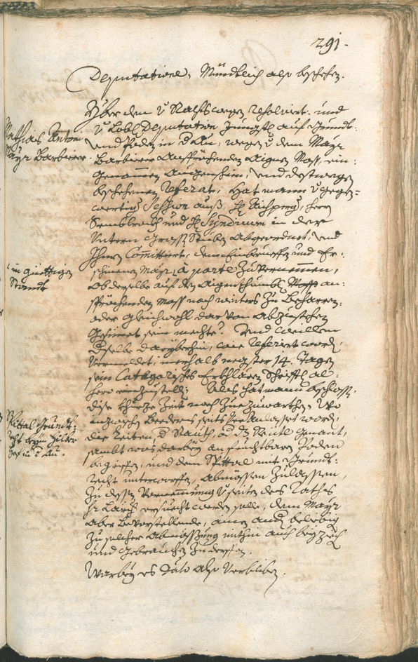 Civic Archives of Bozen-Bolzano - BOhisto Ratsprotokoll 1741/44 