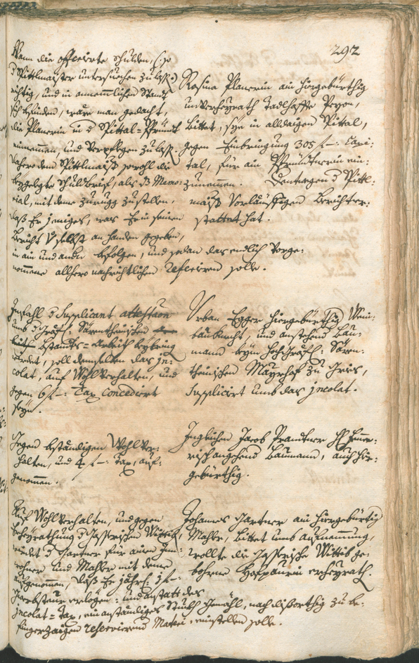 Stadtarchiv Bozen - BOhisto Ratsprotokoll 1741/44 