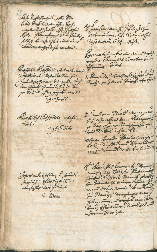 Civic Archives of Bozen-Bolzano - BOhisto Ratsprotokoll 1741/44 