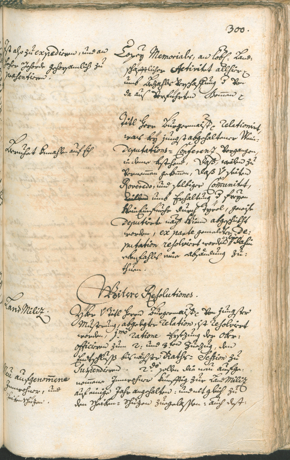 Civic Archives of Bozen-Bolzano - BOhisto Ratsprotokoll 1741/44 