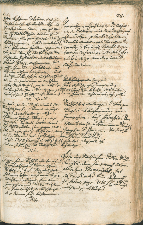 Archivio Storico della Città di Bolzano - BOhisto protocollo consiliare 1741/44 