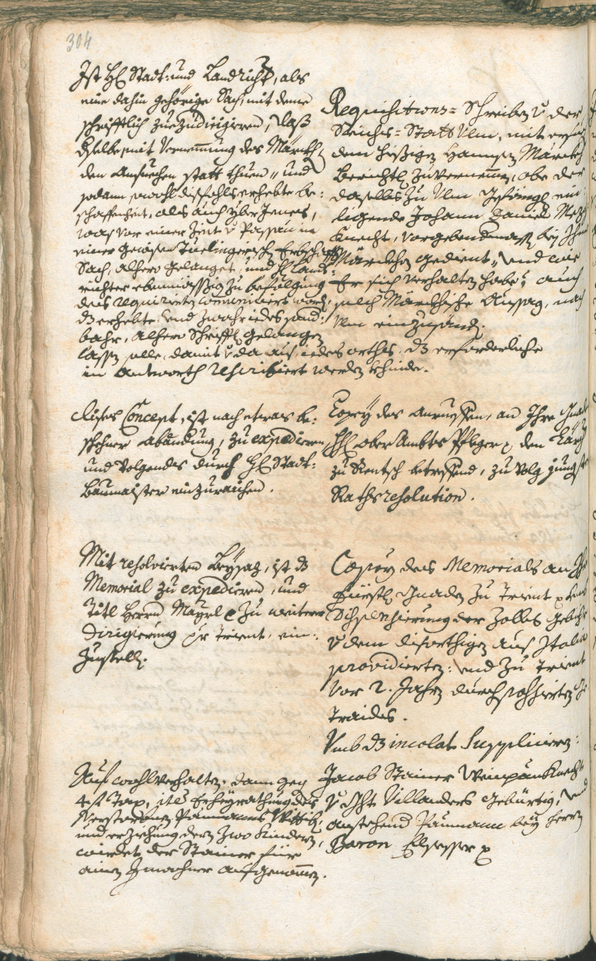 Stadtarchiv Bozen - BOhisto Ratsprotokoll 1741/44 