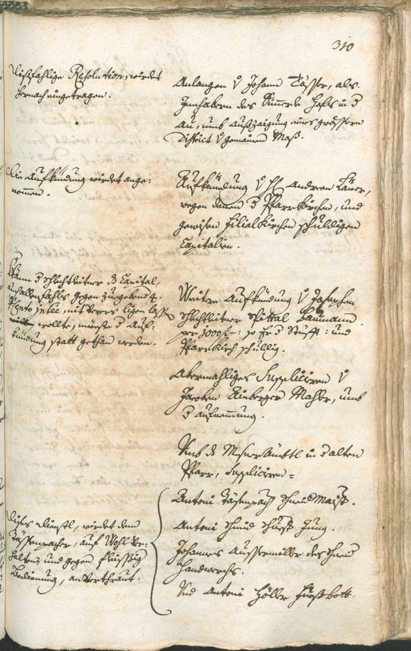 Archivio Storico della Città di Bolzano - BOhisto protocollo consiliare 1741/44 