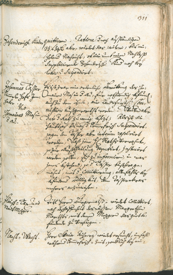 Stadtarchiv Bozen - BOhisto Ratsprotokoll 1741/44 