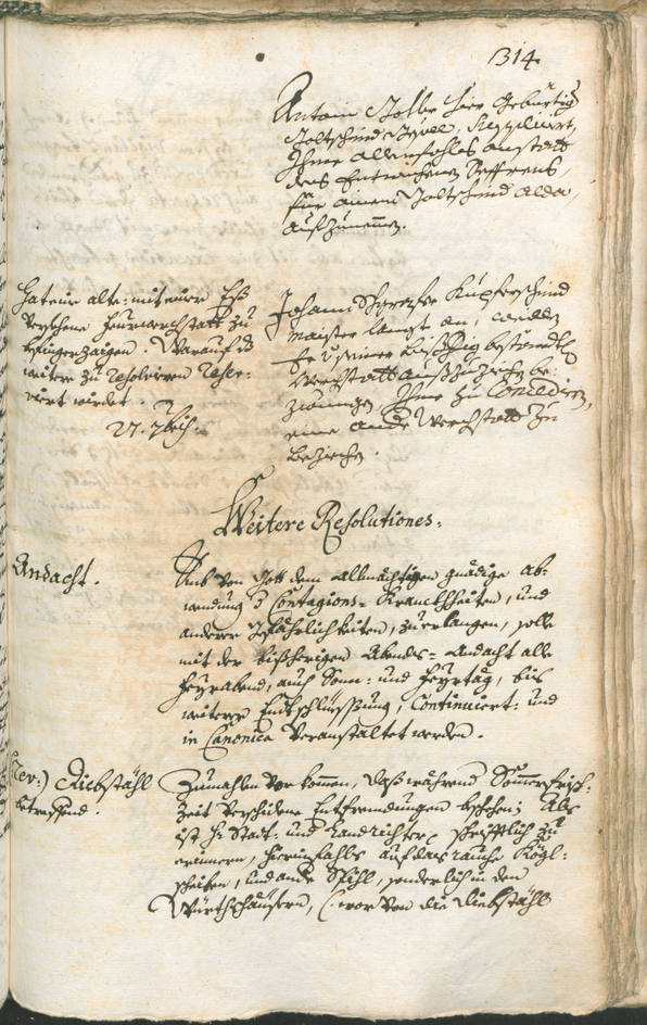 Archivio Storico della Città di Bolzano - BOhisto protocollo consiliare 1741/44 