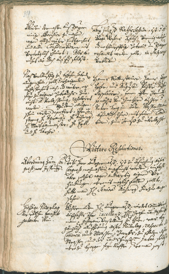 Civic Archives of Bozen-Bolzano - BOhisto Ratsprotokoll 1741/44 