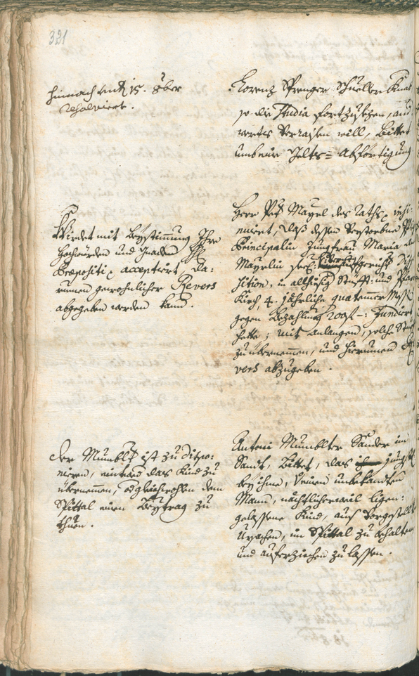 Civic Archives of Bozen-Bolzano - BOhisto Ratsprotokoll 1741/44 