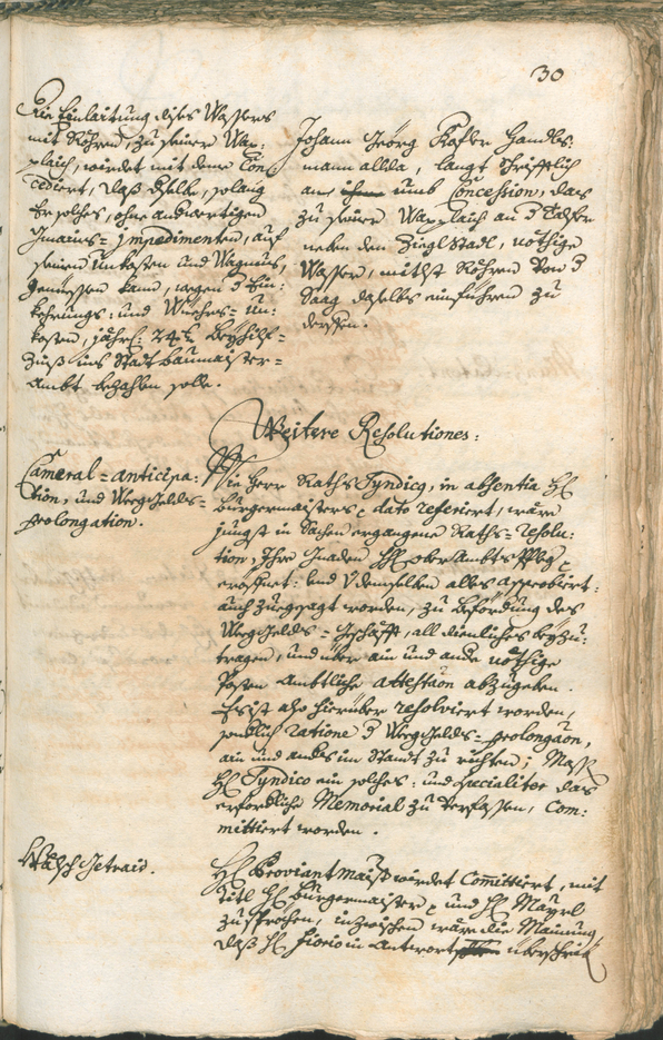 Civic Archives of Bozen-Bolzano - BOhisto Ratsprotokoll 1741/44 