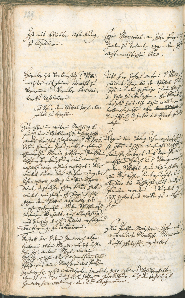 Stadtarchiv Bozen - BOhisto Ratsprotokoll 1741/44 