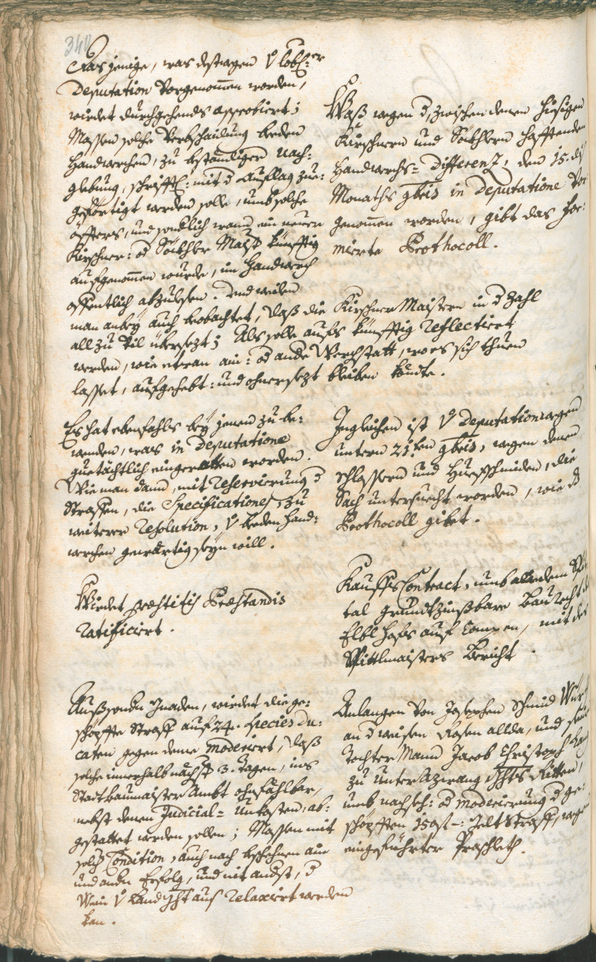 Civic Archives of Bozen-Bolzano - BOhisto Ratsprotokoll 1741/44 