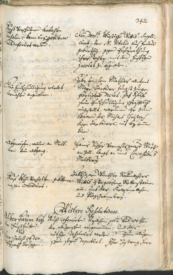 Civic Archives of Bozen-Bolzano - BOhisto Ratsprotokoll 1741/44 