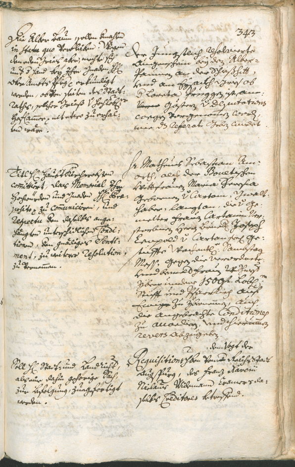 Archivio Storico della Città di Bolzano - BOhisto protocollo consiliare 1741/44 