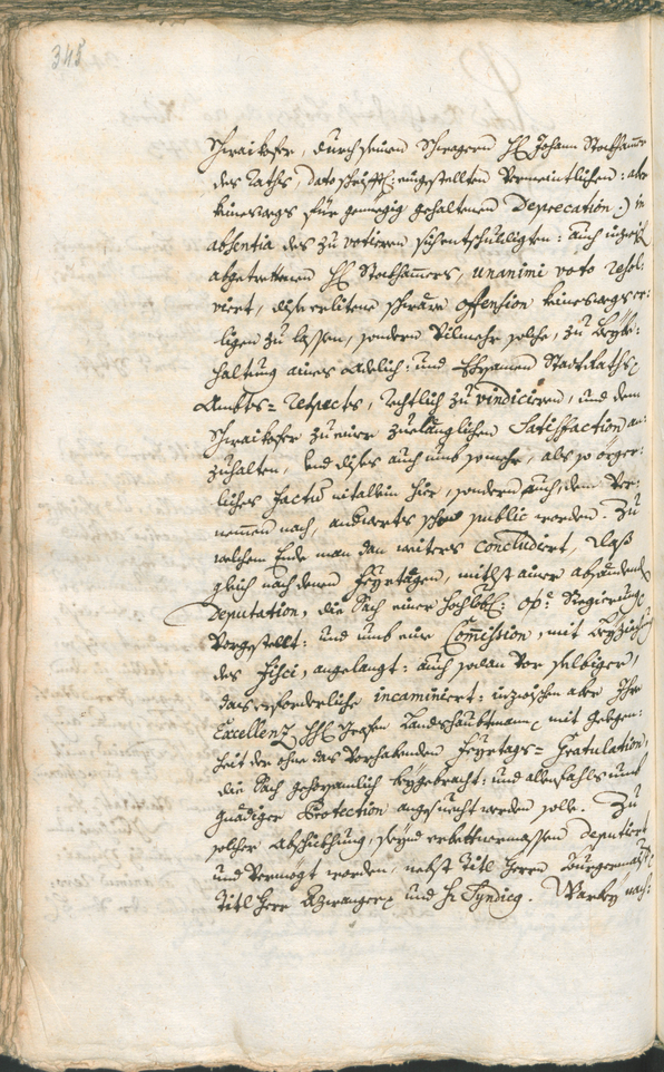 Stadtarchiv Bozen - BOhisto Ratsprotokoll 1741/44 