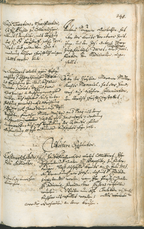 Civic Archives of Bozen-Bolzano - BOhisto Ratsprotokoll 1741/44 