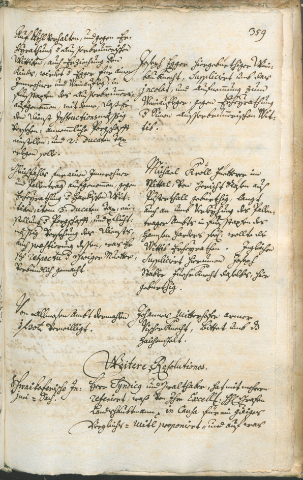 Civic Archives of Bozen-Bolzano - BOhisto Ratsprotokoll 1741/44 