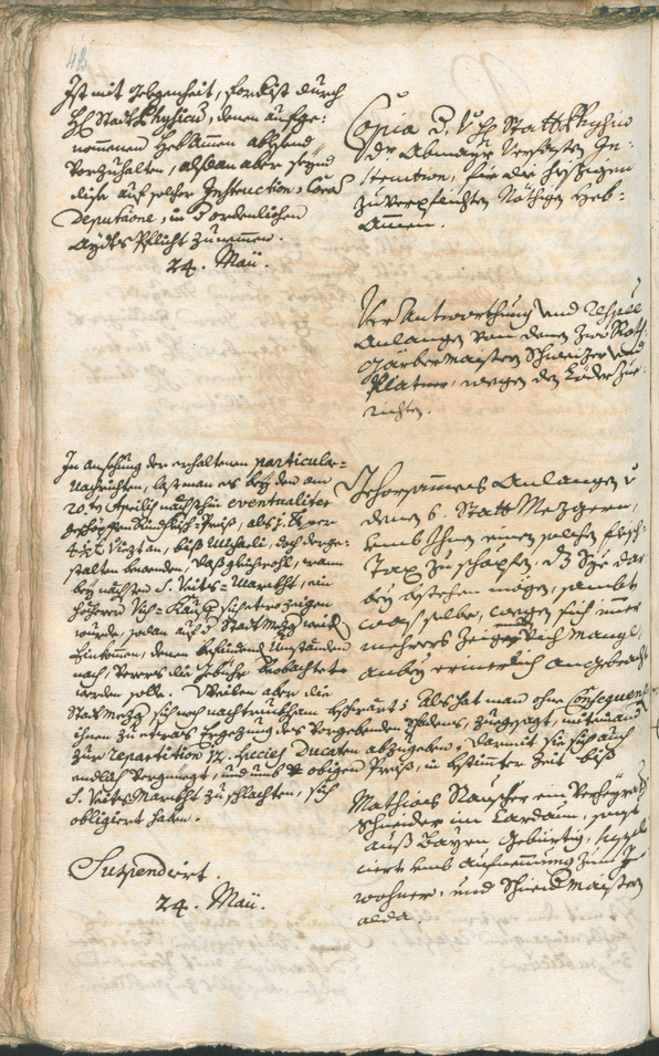 Archivio Storico della Città di Bolzano - BOhisto protocollo consiliare 1741/44 