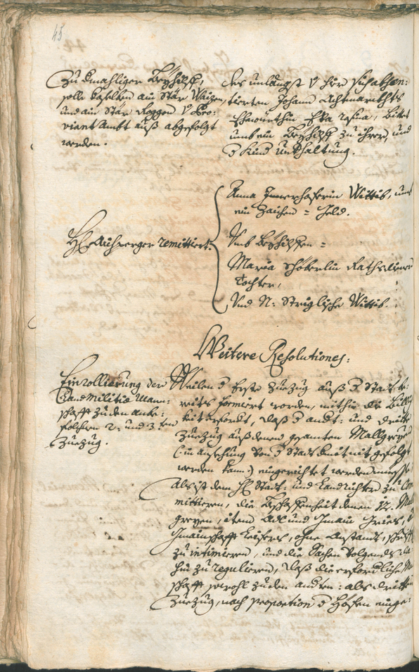 Archivio Storico della Città di Bolzano - BOhisto protocollo consiliare 1741/44 