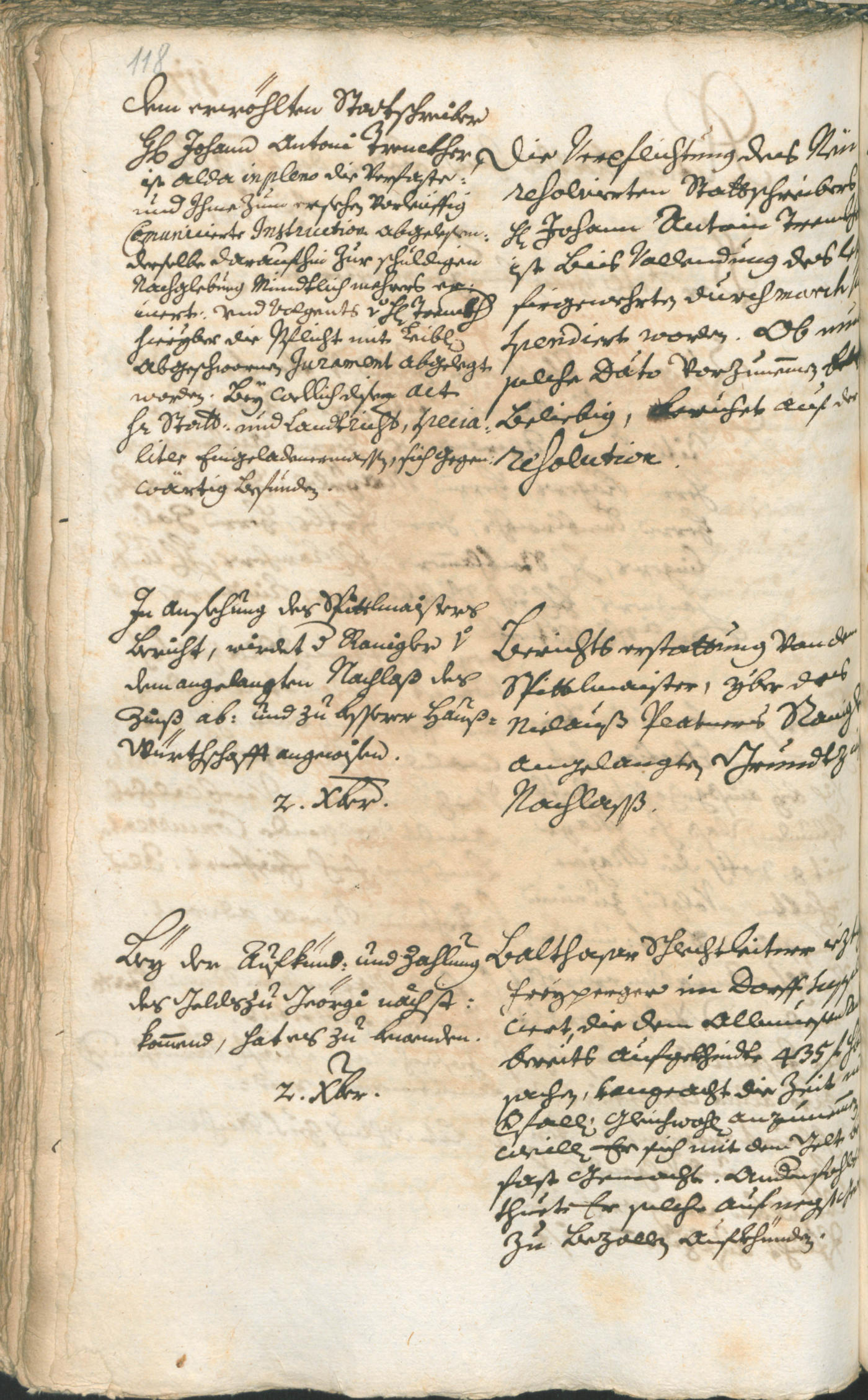 Civic Archives of Bozen-Bolzano - BOhisto Ratsprotokoll 1741/44 