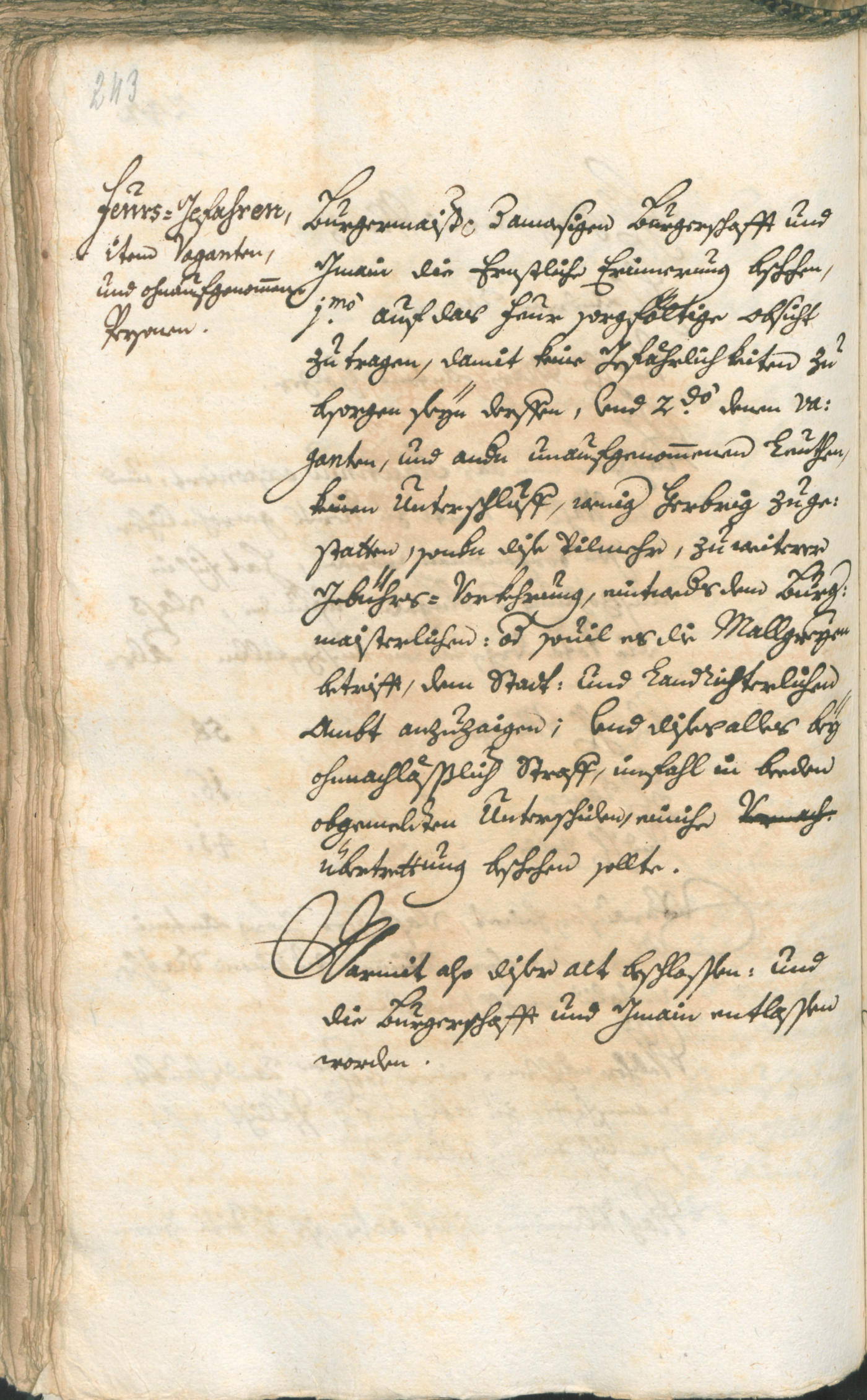 Archivio Storico della Città di Bolzano - BOhisto protocollo consiliare 1741/44 