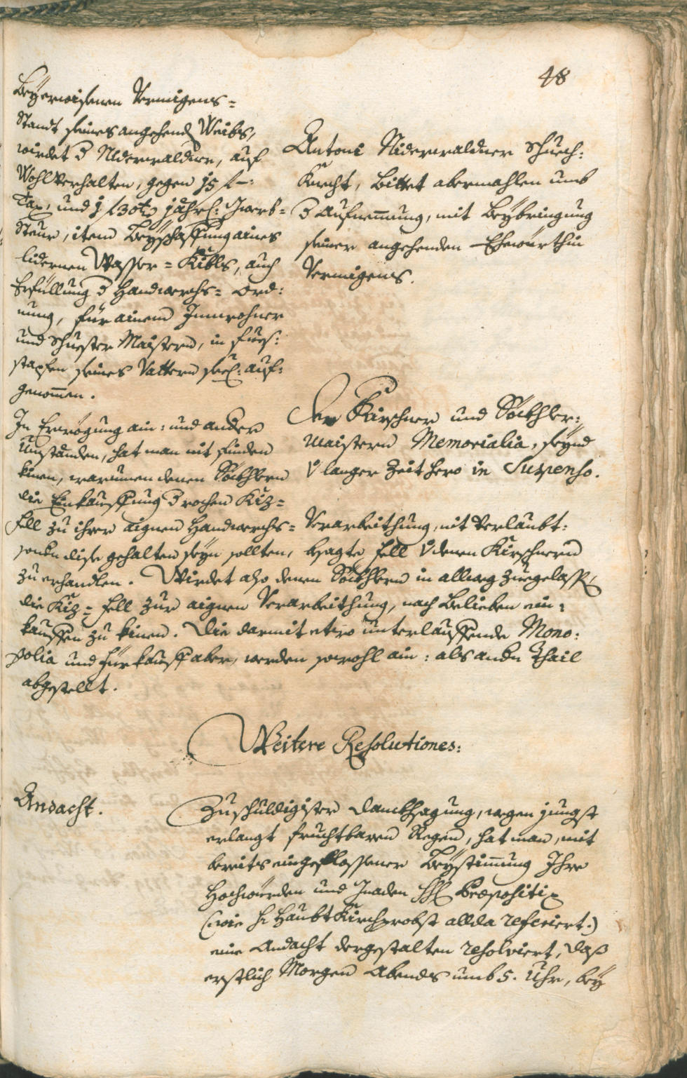 Civic Archives of Bozen-Bolzano - BOhisto Ratsprotokoll 1741/44 