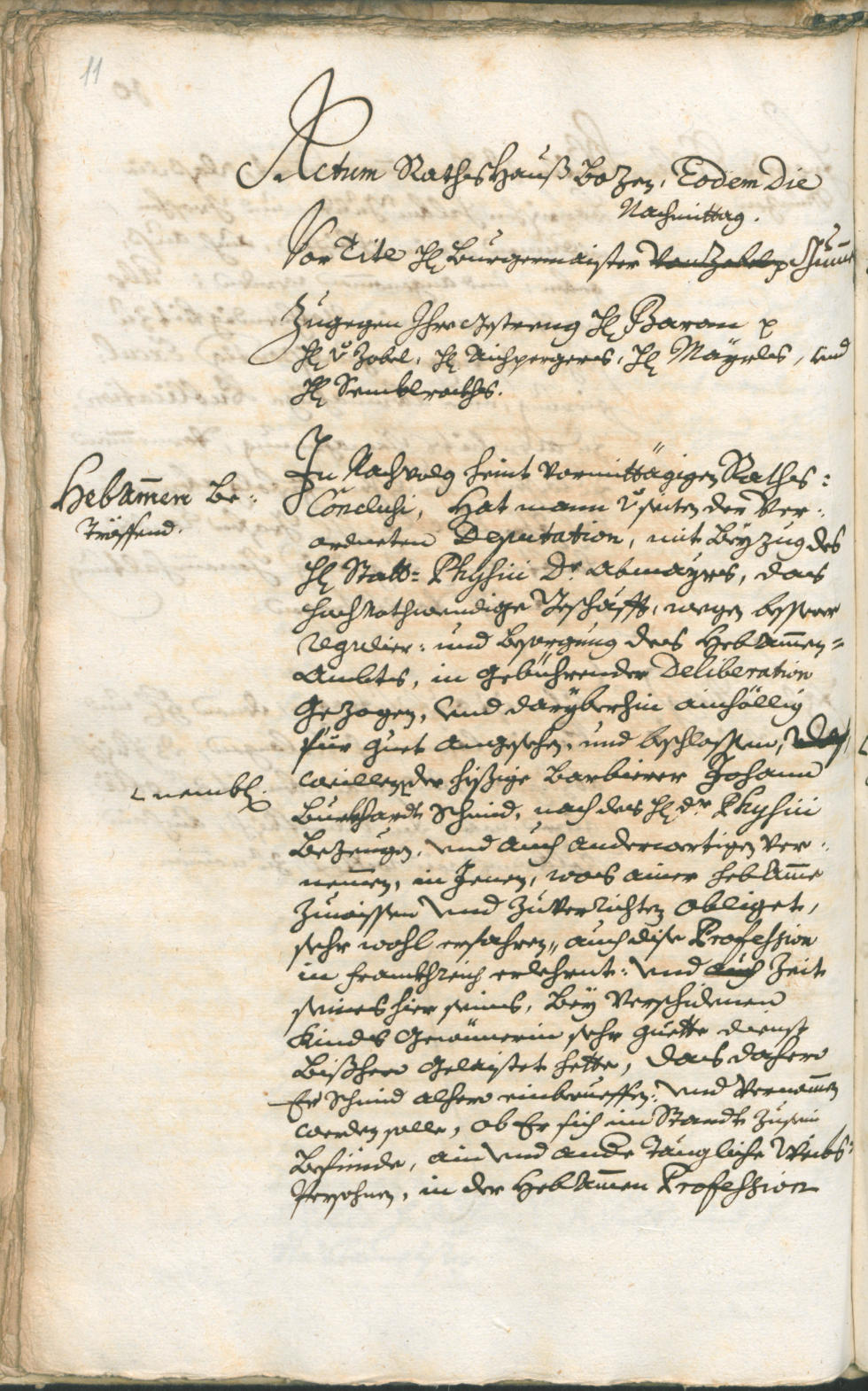 Civic Archives of Bozen-Bolzano - BOhisto Ratsprotokoll 1741/44 