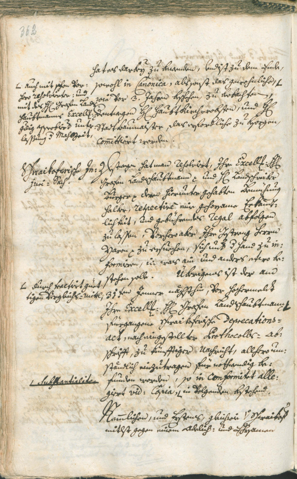 Stadtarchiv Bozen - BOhisto Ratsprotokoll 1741/44 
