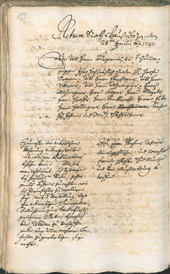 Civic Archives of Bozen-Bolzano - BOhisto Ratsprotokoll 1741/44 - 
