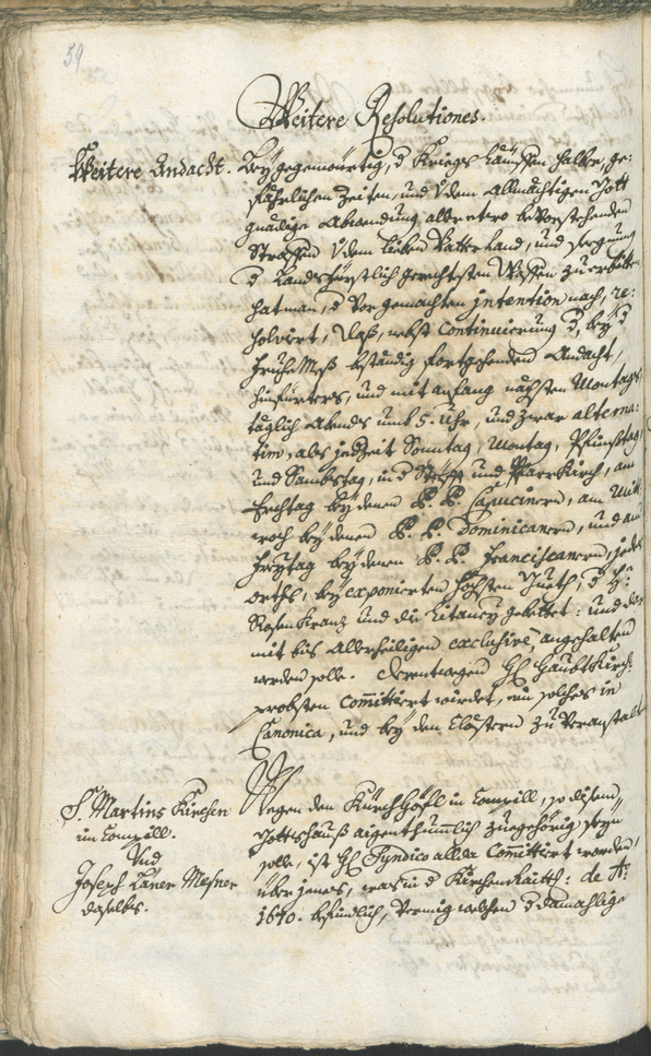 Stadtarchiv Bozen - BOhisto Ratsprotokoll 1744/47 