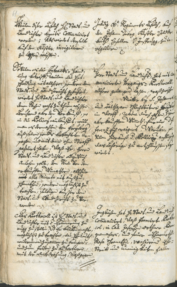 Archivio Storico della Città di Bolzano - BOhisto protocollo consiliare 1744/47 