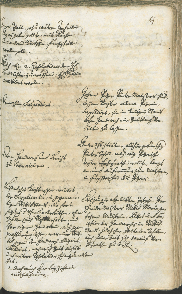 Stadtarchiv Bozen - BOhisto Ratsprotokoll 1744/47 