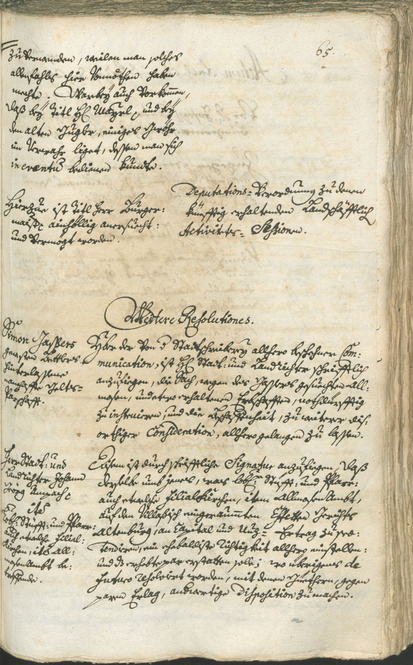 Civic Archives of Bozen-Bolzano - BOhisto Ratsprotokoll 1744/47 