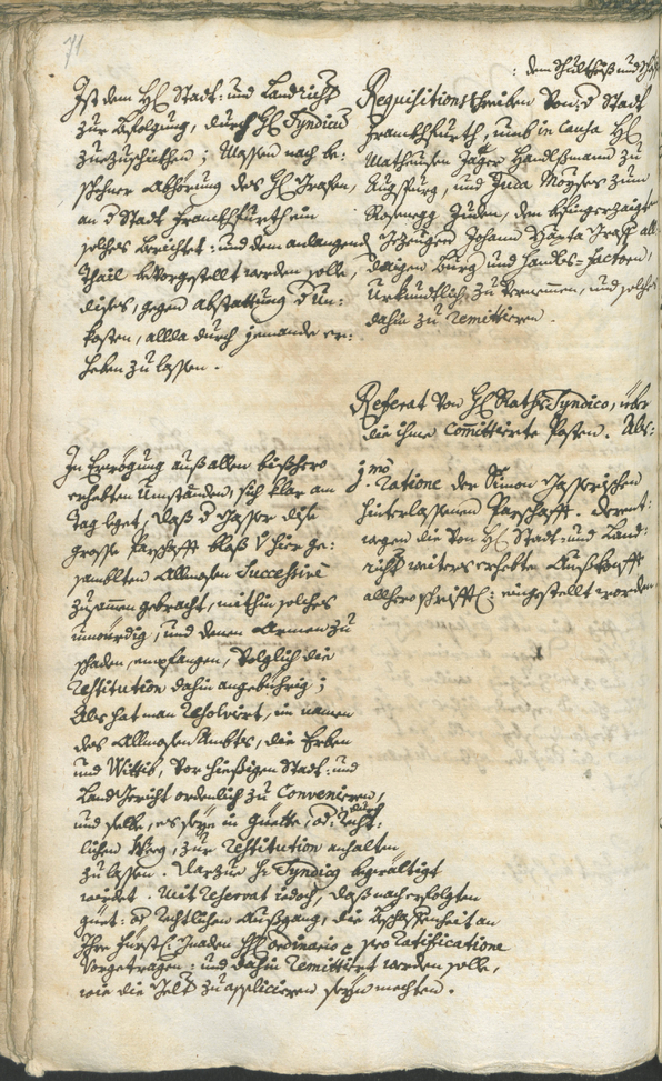 Civic Archives of Bozen-Bolzano - BOhisto Ratsprotokoll 1744/47 