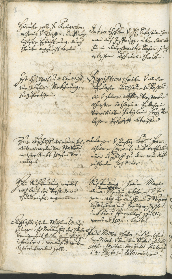 Stadtarchiv Bozen - BOhisto Ratsprotokoll 1744/47 