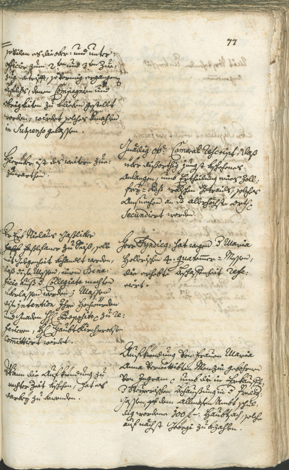 Stadtarchiv Bozen - BOhisto Ratsprotokoll 1744/47 