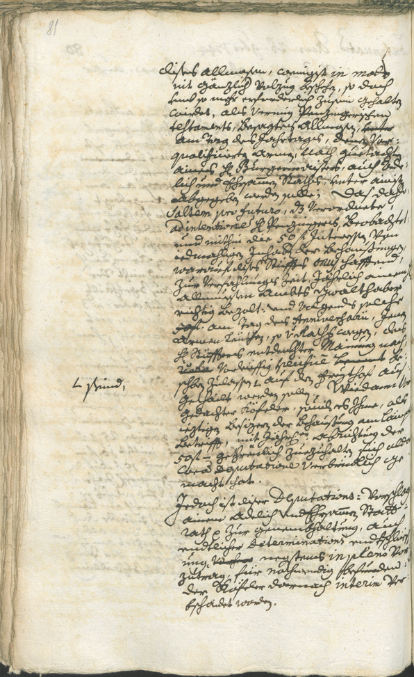 Stadtarchiv Bozen - BOhisto Ratsprotokoll 1744/47 