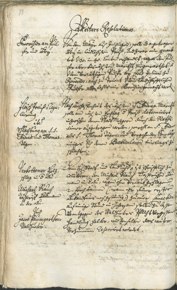 Civic Archives of Bozen-Bolzano - BOhisto Ratsprotokoll 1744/47 