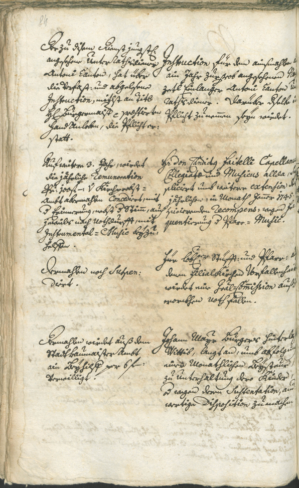 Civic Archives of Bozen-Bolzano - BOhisto Ratsprotokoll 1744/47 