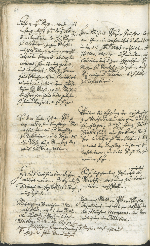 Archivio Storico della Città di Bolzano - BOhisto protocollo consiliare 1744/47 