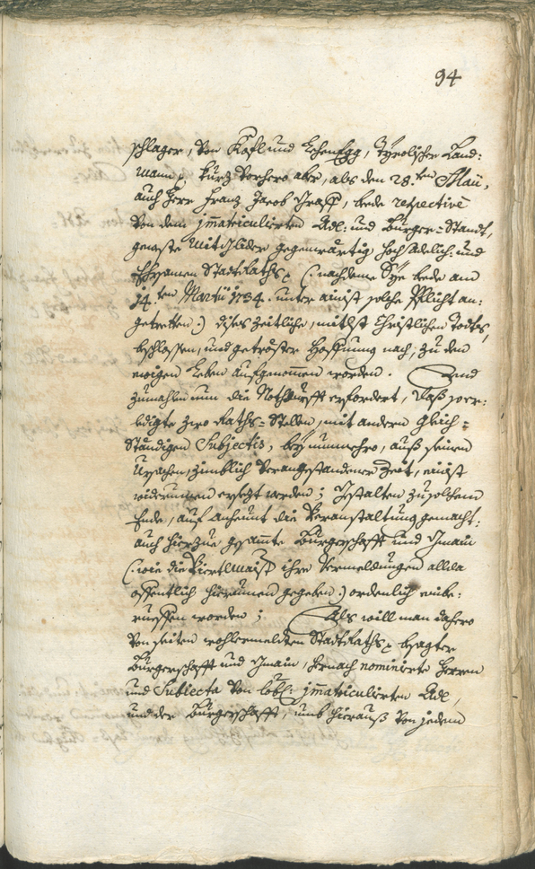 Archivio Storico della Città di Bolzano - BOhisto protocollo consiliare 1744/47 