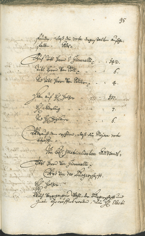 Stadtarchiv Bozen - BOhisto Ratsprotokoll 1744/47 