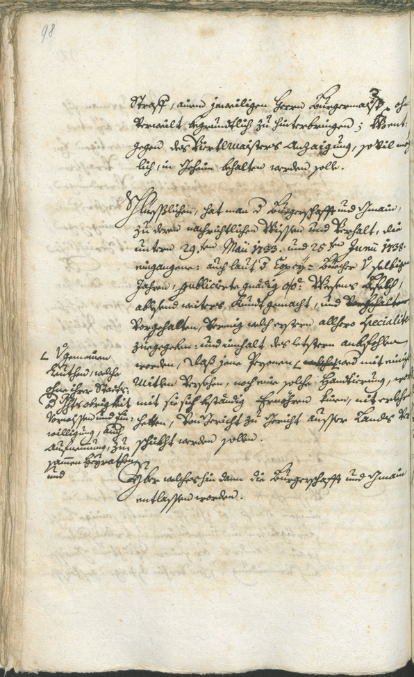 Archivio Storico della Città di Bolzano - BOhisto protocollo consiliare 1744/47 