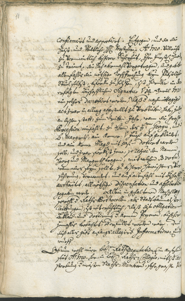 Stadtarchiv Bozen - BOhisto Ratsprotokoll 1744/47 