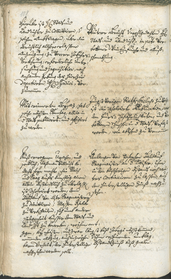 Stadtarchiv Bozen - BOhisto Ratsprotokoll 1744/47 