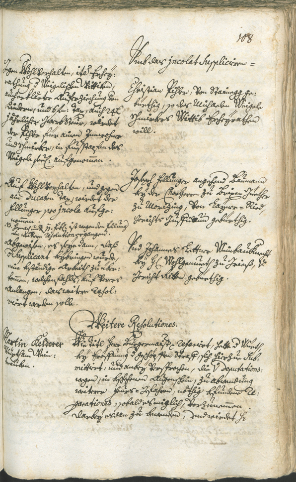 Stadtarchiv Bozen - BOhisto Ratsprotokoll 1744/47 